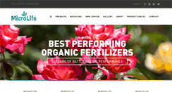 Desktop Screenshot of microlifefertilizer.com